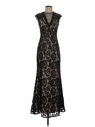 Pre-owned Betsy & Adam Cocktail Dress In Black