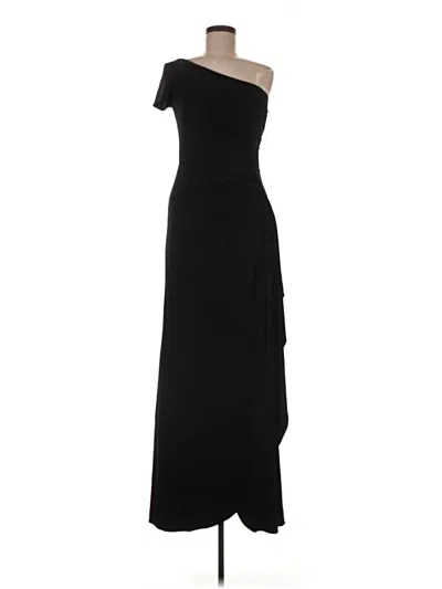 Pre-owned Betsy & Adam Cocktail Dress In Black