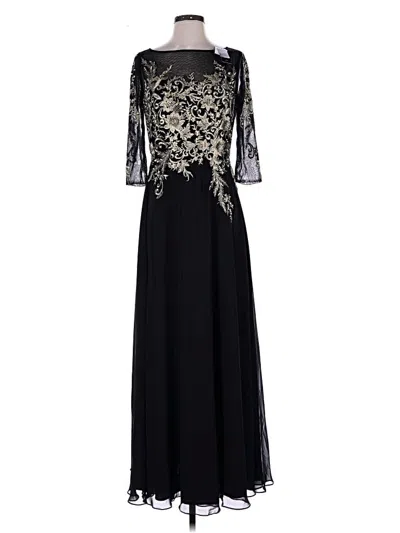 Betsy & Adam Cocktail Dress In Black
