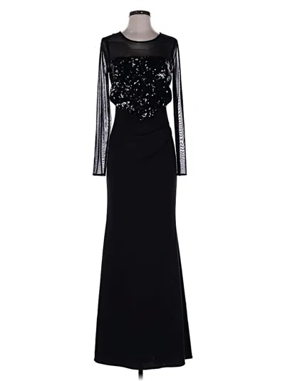 Betsy & Adam Cocktail Dress In Black