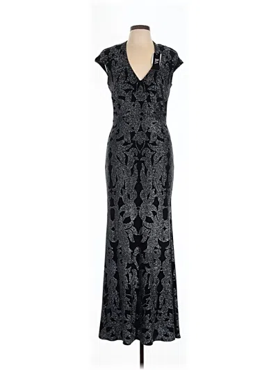 Pre-owned Betsy & Adam Cocktail Dress In Black