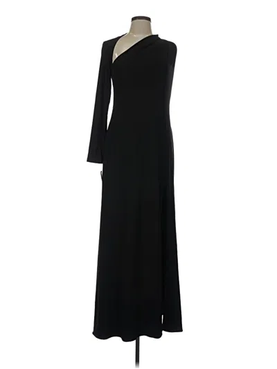 Pre-owned Betsy & Adam Cocktail Dress In Black