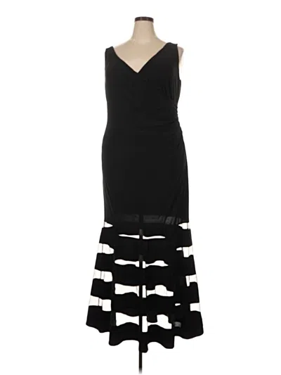 Pre-owned Betsy & Adam Cocktail Dress In Black