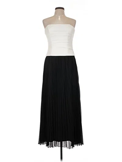 Pre-owned Betsy & Adam Cocktail Dress In Black