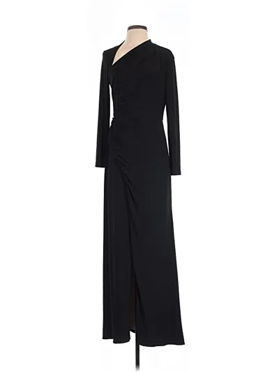 Pre-owned Betsy & Adam Cocktail Dress In Black