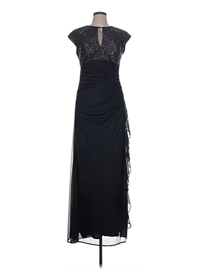 Pre-owned Betsy & Adam Cocktail Dress In Black