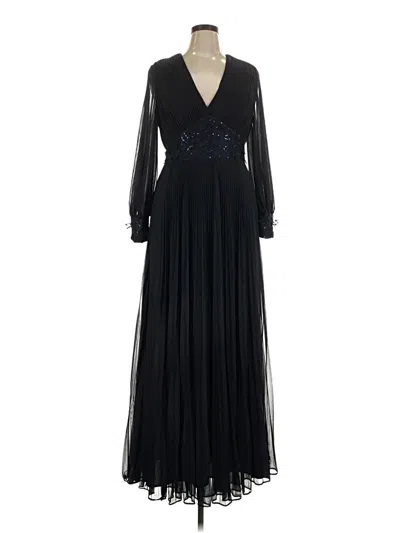 Pre-owned Betsy & Adam Cocktail Dress In Black