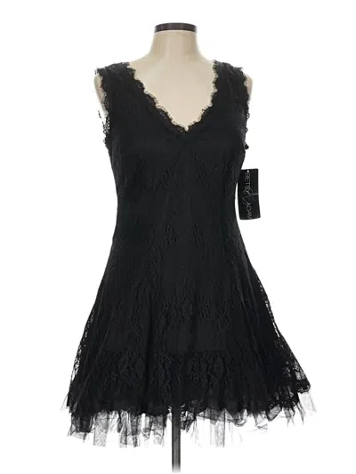 Pre-owned Betsy & Adam Cocktail Dress In Black