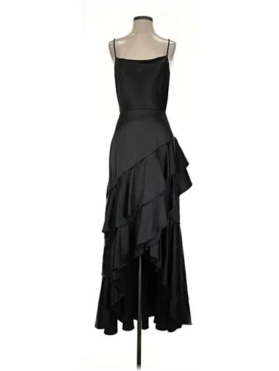 Pre-owned Betsy & Adam Cocktail Dress In Black
