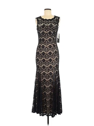 Betsy & Adam Cocktail Dress In Black