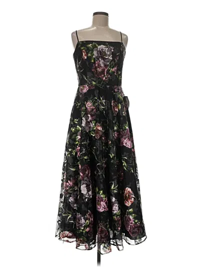 Betsy & Adam Cocktail Dress In Black