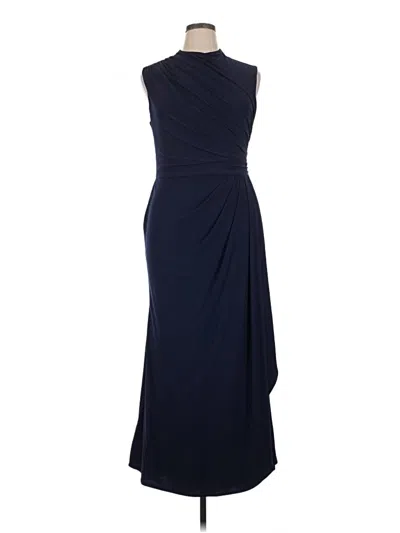 Pre-owned Betsy & Adam Cocktail Dress In Blue