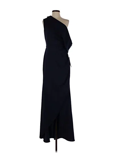 Pre-owned Betsy & Adam Cocktail Dress In Blue