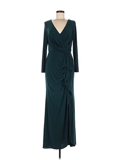 Pre-owned Betsy & Adam Cocktail Dress In Blue