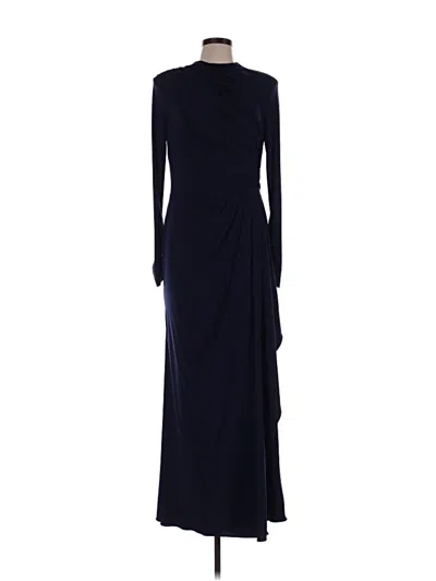 Pre-owned Betsy & Adam Cocktail Dress In Blue