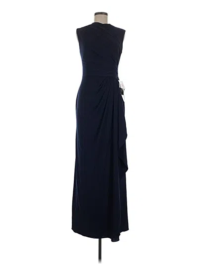 Pre-owned Betsy & Adam Cocktail Dress In Blue