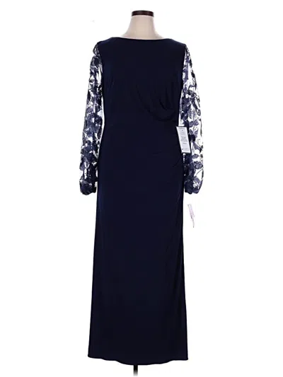 Pre-owned Betsy & Adam Cocktail Dress In Blue