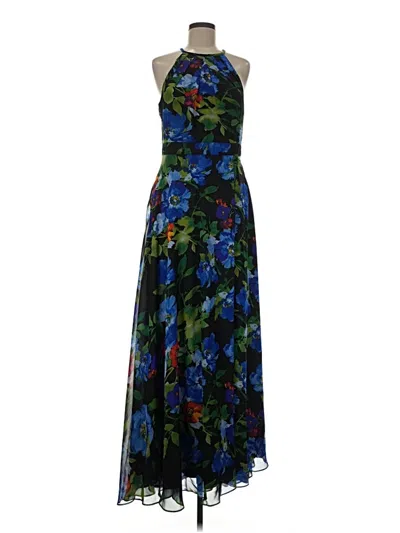Pre-owned Betsy & Adam Cocktail Dress In Blue