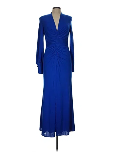 Pre-owned Betsy & Adam Cocktail Dress In Blue