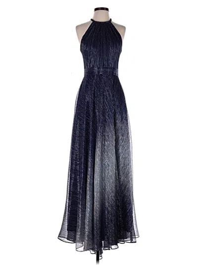 Pre-owned Betsy & Adam Cocktail Dress In Blue