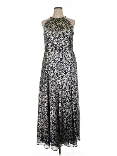 Pre-owned Betsy & Adam Cocktail Dress In Blue