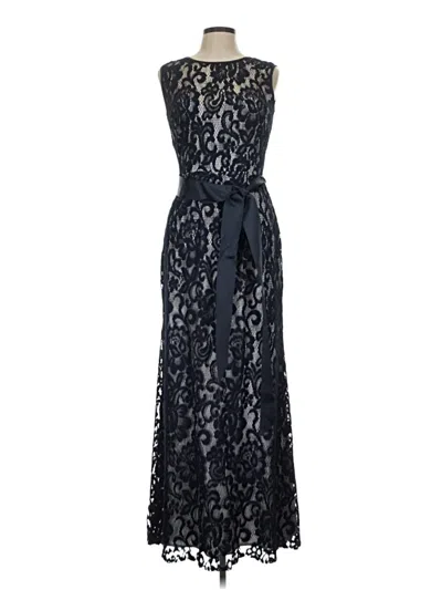 Pre-owned Betsy & Adam Cocktail Dress In Blue