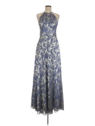 Pre-owned Betsy & Adam Cocktail Dress In Blue