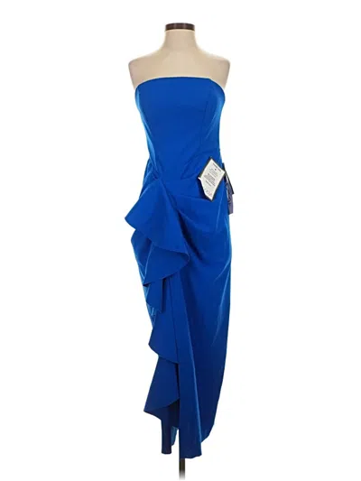 Betsy & Adam Cocktail Dress In Blue