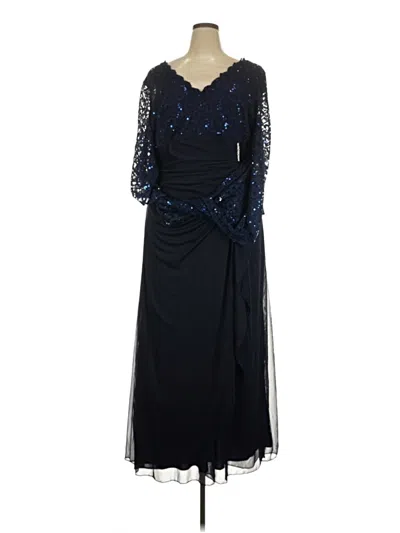 Betsy & Adam Cocktail Dress In Blue