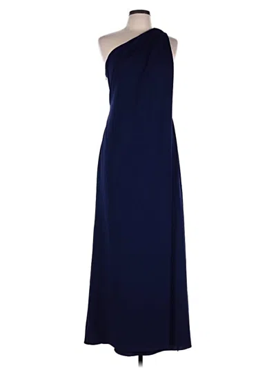 Pre-owned Betsy & Adam Cocktail Dress In Blue
