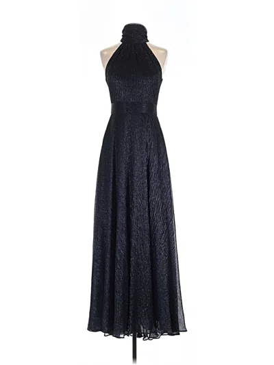 Pre-owned Betsy & Adam Cocktail Dress In Blue