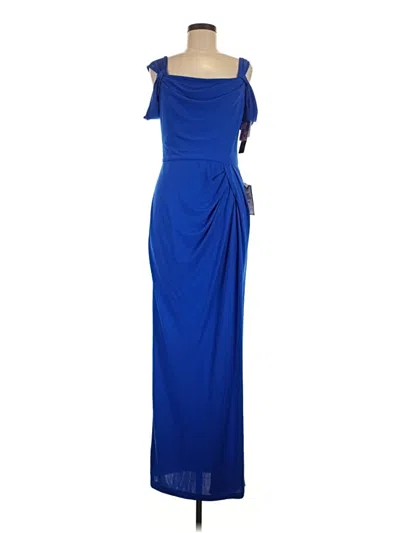 Betsy & Adam Cocktail Dress In Blue