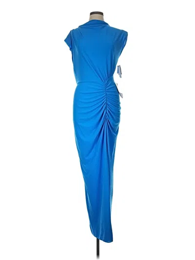 Pre-owned Betsy & Adam Cocktail Dress In Blue