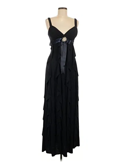 Pre-owned Betsy & Adam Cocktail Dress In Blue