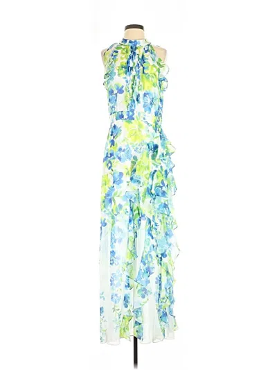 Pre-owned Betsy & Adam Cocktail Dress In Blue