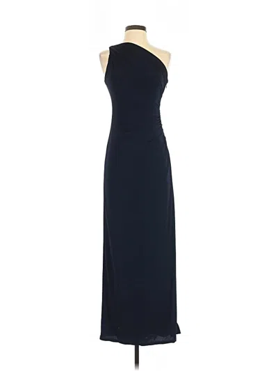 Pre-owned Betsy & Adam Cocktail Dress In Blue