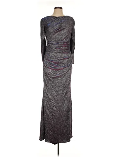 Pre-owned Betsy & Adam Cocktail Dress In Gray