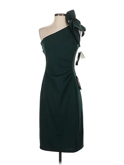 Pre-owned Betsy & Adam Cocktail Dress In Green