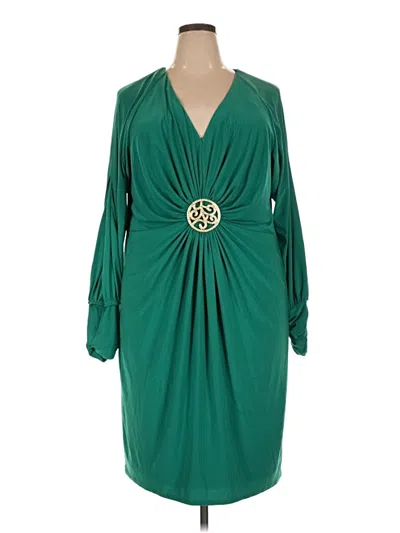 Pre-owned Betsy & Adam Cocktail Dress In Green