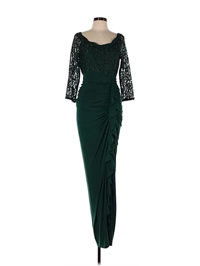 Pre-owned Betsy & Adam Cocktail Dress In Green