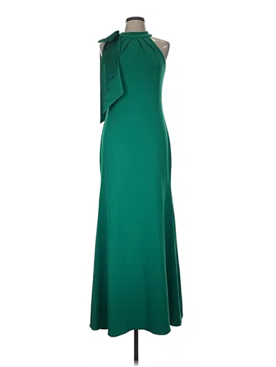 Pre-owned Betsy & Adam Cocktail Dress In Green