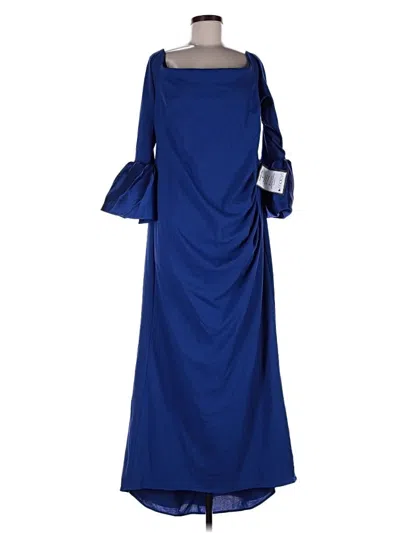Betsy & Adam Cocktail Dress In Blue