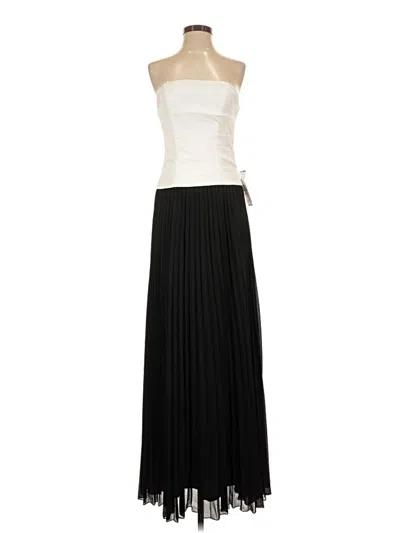 Pre-owned Betsy & Adam Cocktail Dress In Ivory