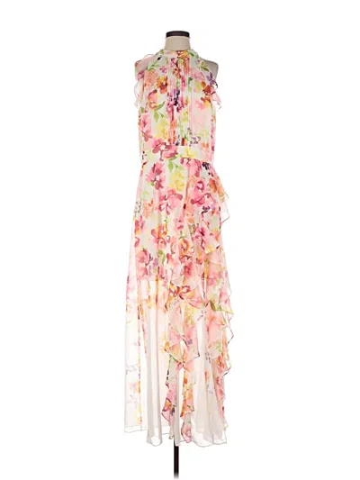 Pre-owned Betsy & Adam Cocktail Dress In Pink