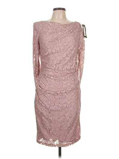 Betsy & Adam Cocktail Dress In Pink