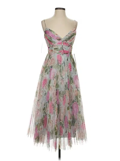 Pre-owned Betsy & Adam Cocktail Dress In Pink