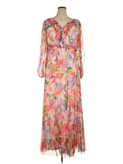Pre-owned Betsy & Adam Cocktail Dress In Pink