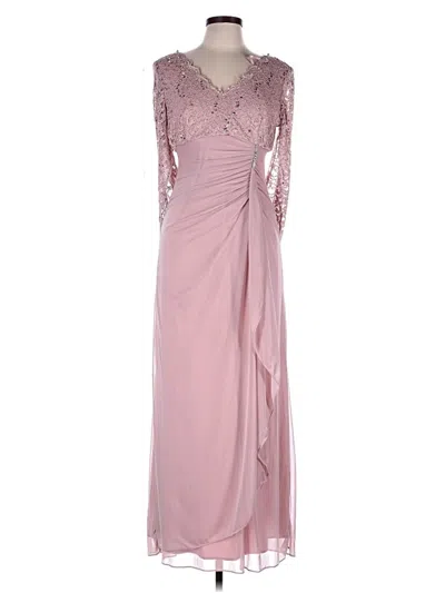 Pre-owned Betsy & Adam Cocktail Dress In Pink