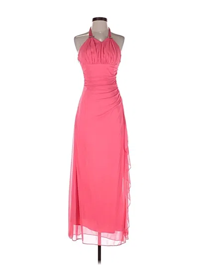 Pre-owned Betsy & Adam Cocktail Dress In Pink