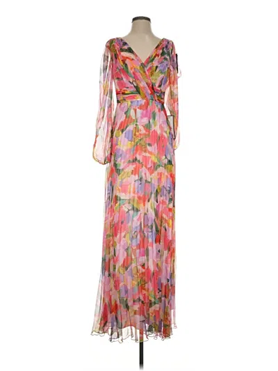 Pre-owned Betsy & Adam Cocktail Dress In Pink